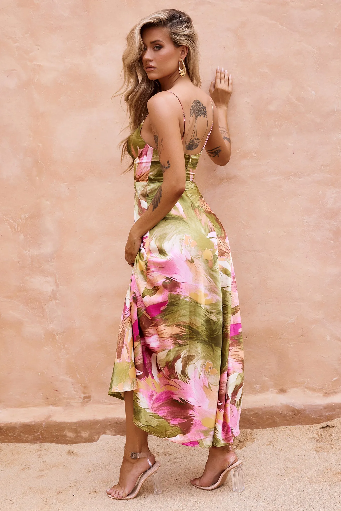 Send Love Maxi Dress - Purple Multi