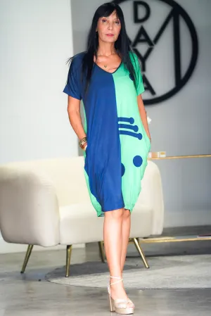 Shakti Dress in Azure print
