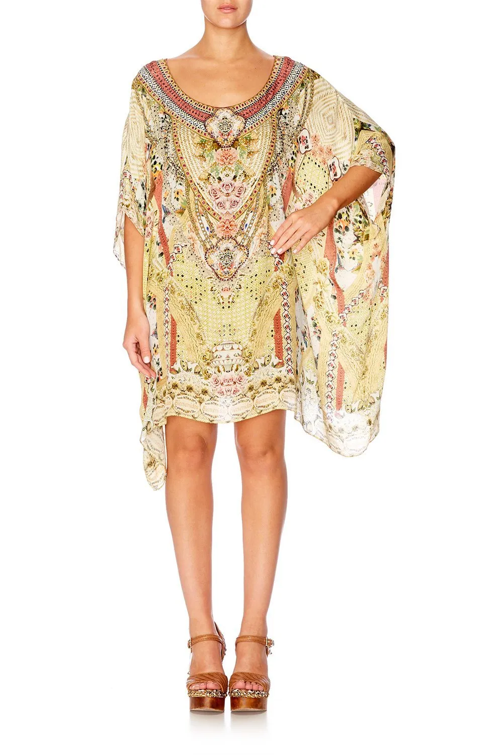 SHORT ROUND NECK KAFTAN MY SUMMER LOVE