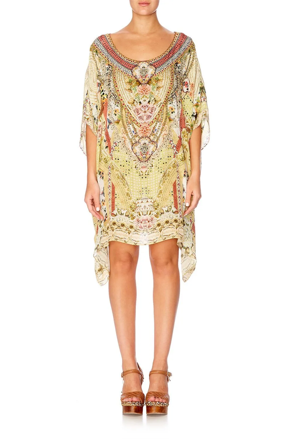 SHORT ROUND NECK KAFTAN MY SUMMER LOVE