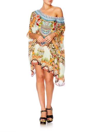 SHORT ROUND NECK KAFTAN SLICE OF PARADISE
