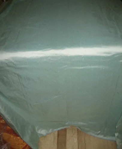silk dupioni silk 54&quot; -Light Sea Green colour