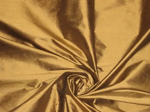 silk dupioni silk 54&quot; width -Snake Green colour