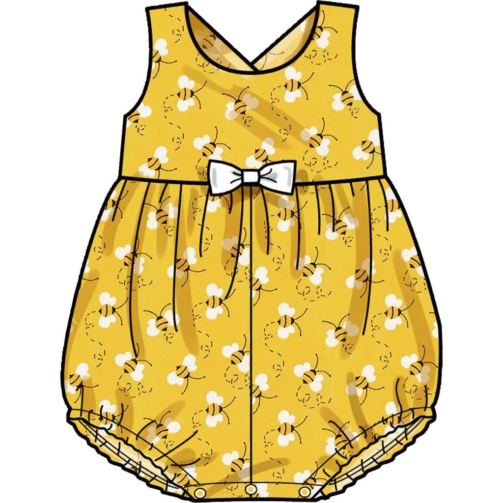 Simplicity Sewing Pattern S9319 Toddlers' Criss-Cross Top, Dresses, Rompers and Panties