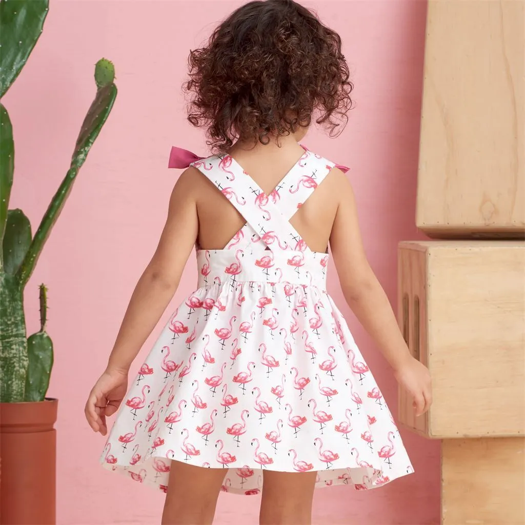 Simplicity Sewing Pattern S9319 Toddlers' Criss-Cross Top, Dresses, Rompers and Panties