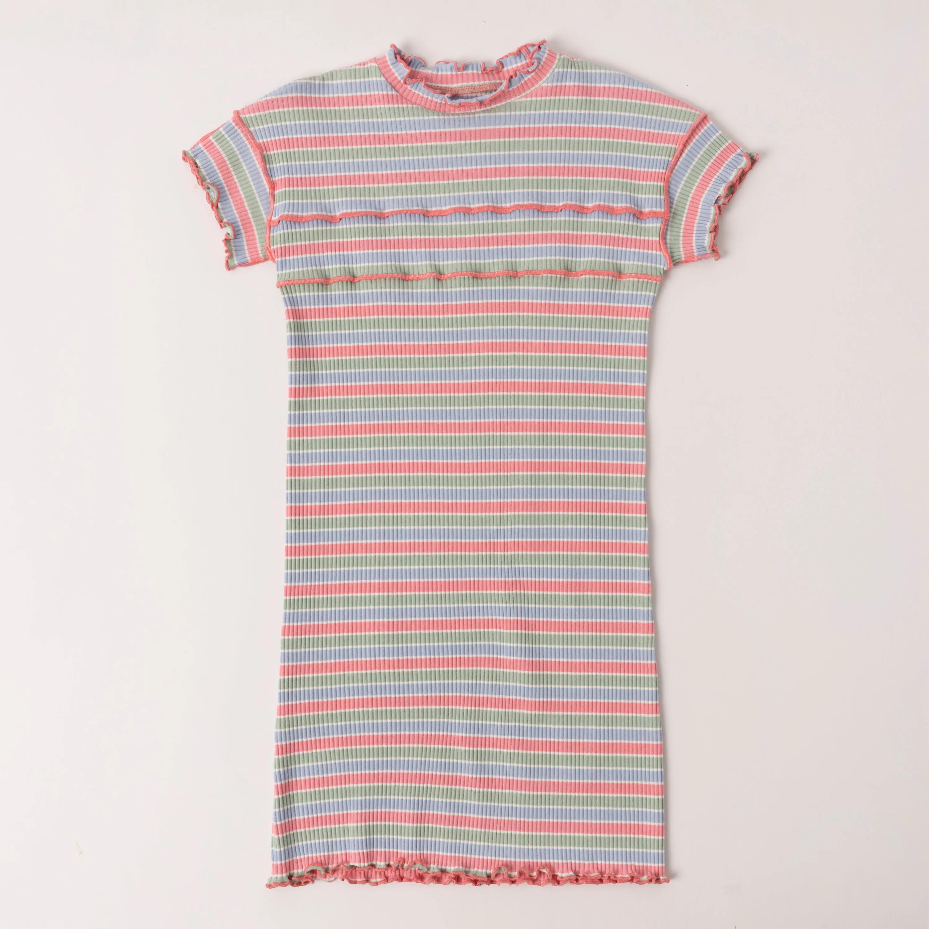 Sorbet Stripe Rib Dress