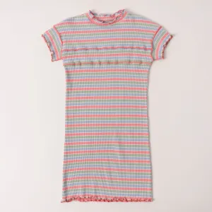 Sorbet Stripe Rib Dress