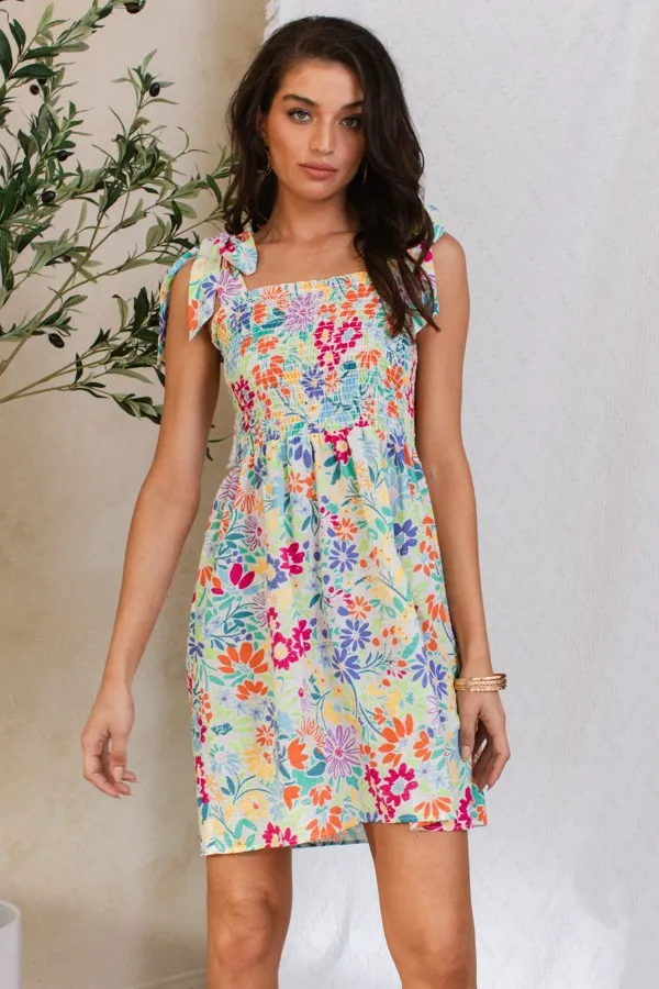 Tell Me When Floral Dress