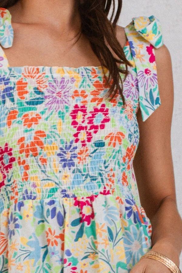 Tell Me When Floral Dress