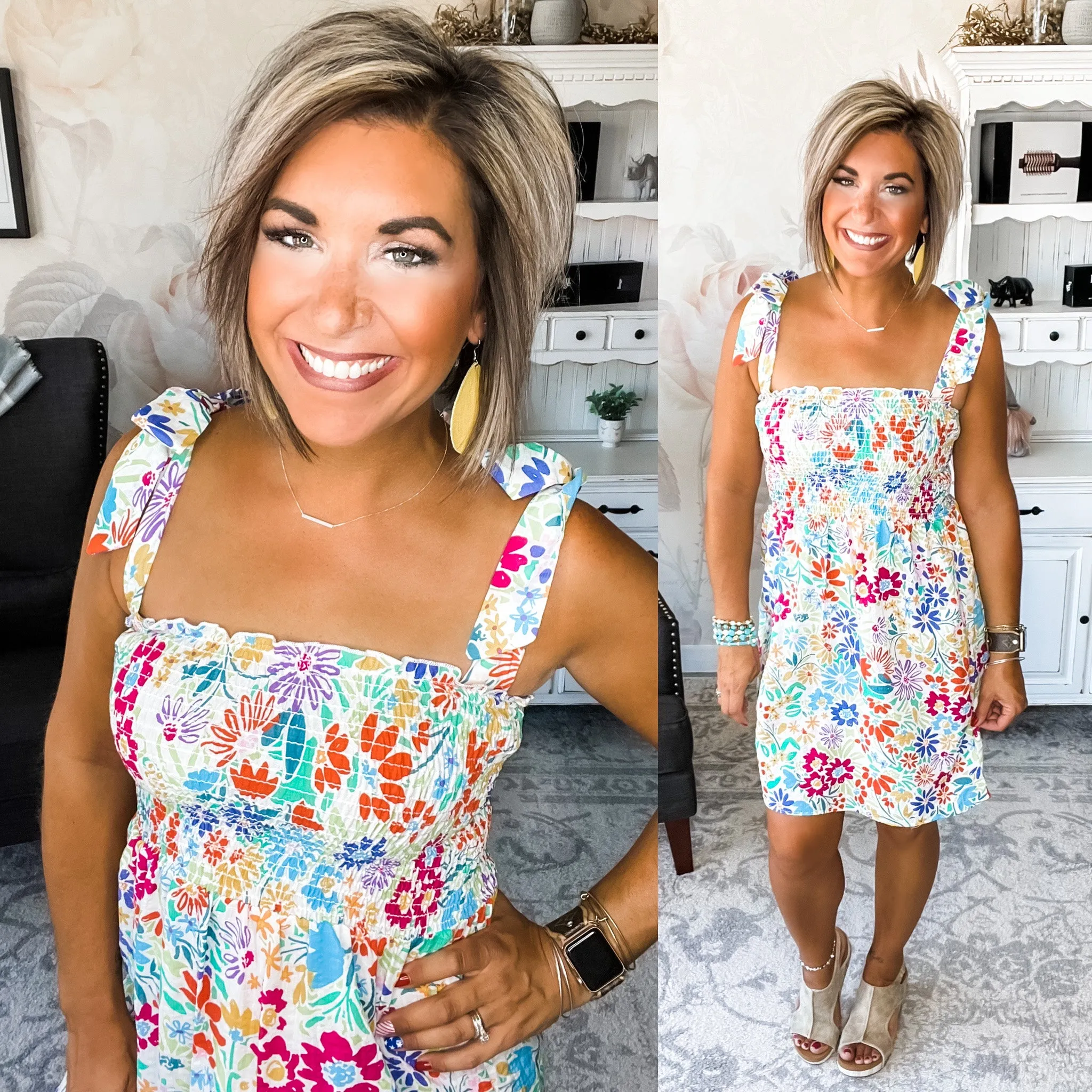 Tell Me When Floral Dress