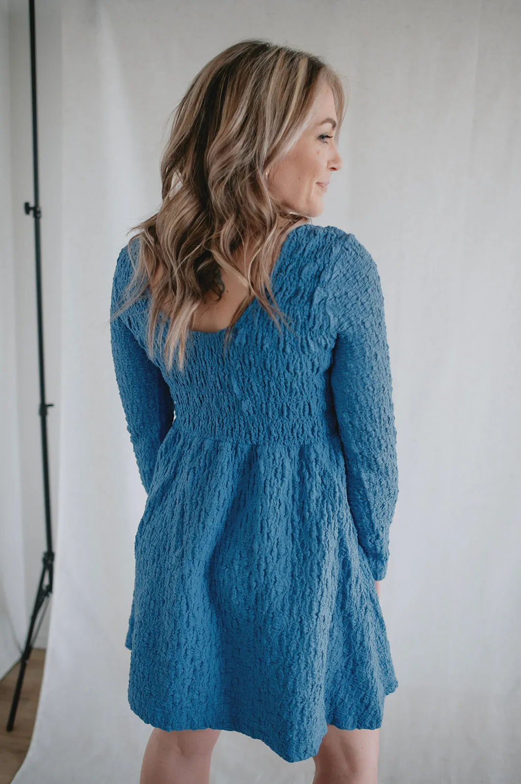 The Adrianna Mini Dress by Saltwater Luxe - Pacific