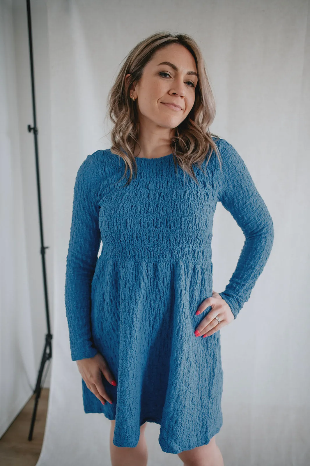 The Adrianna Mini Dress by Saltwater Luxe - Pacific