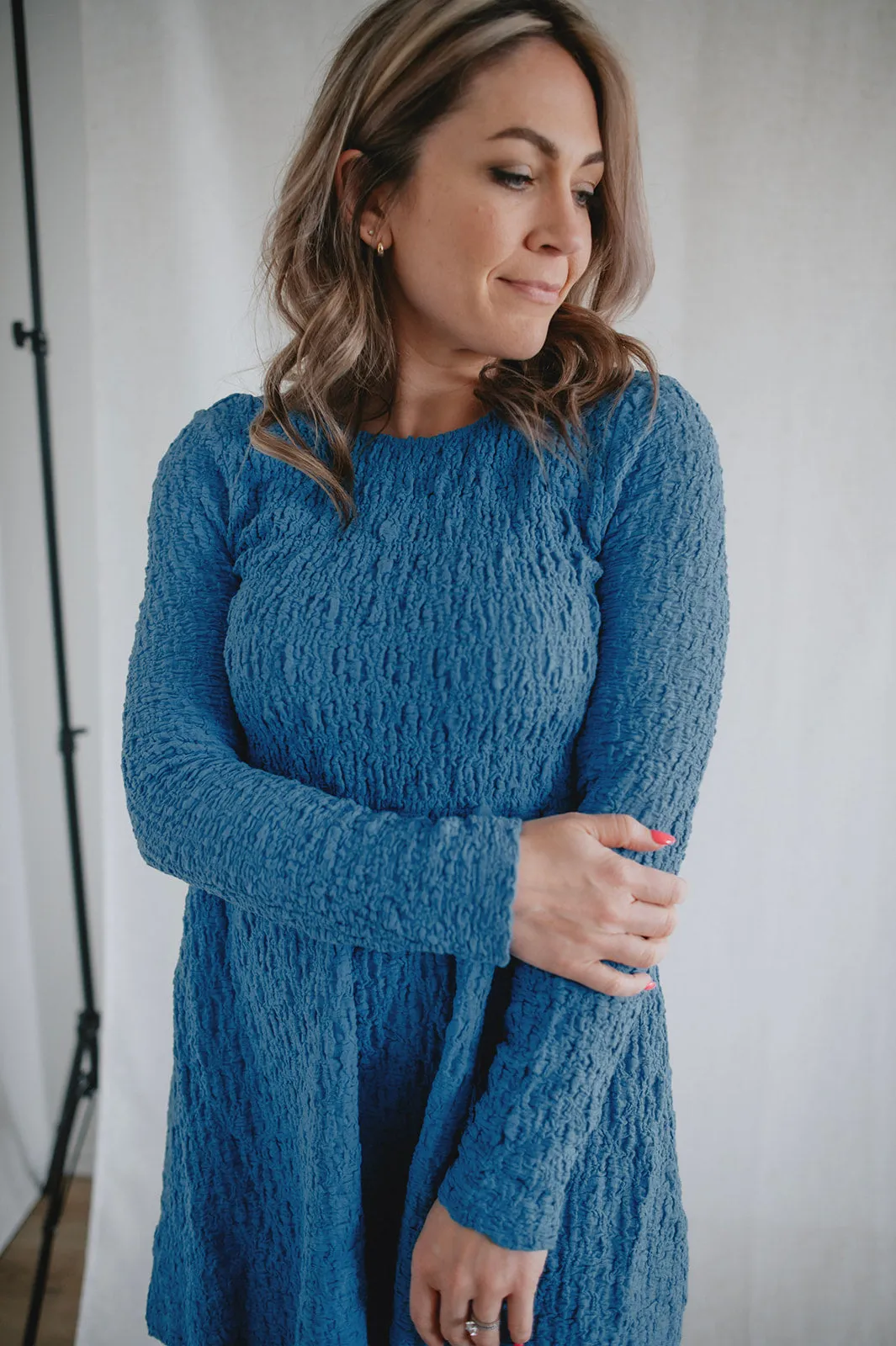 The Adrianna Mini Dress by Saltwater Luxe - Pacific