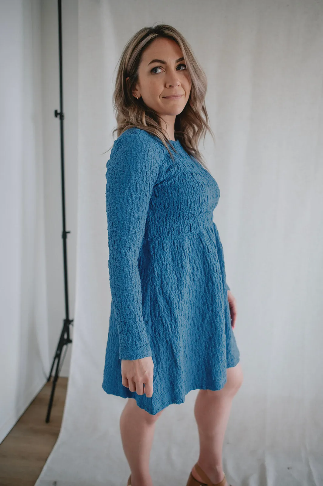 The Adrianna Mini Dress by Saltwater Luxe - Pacific