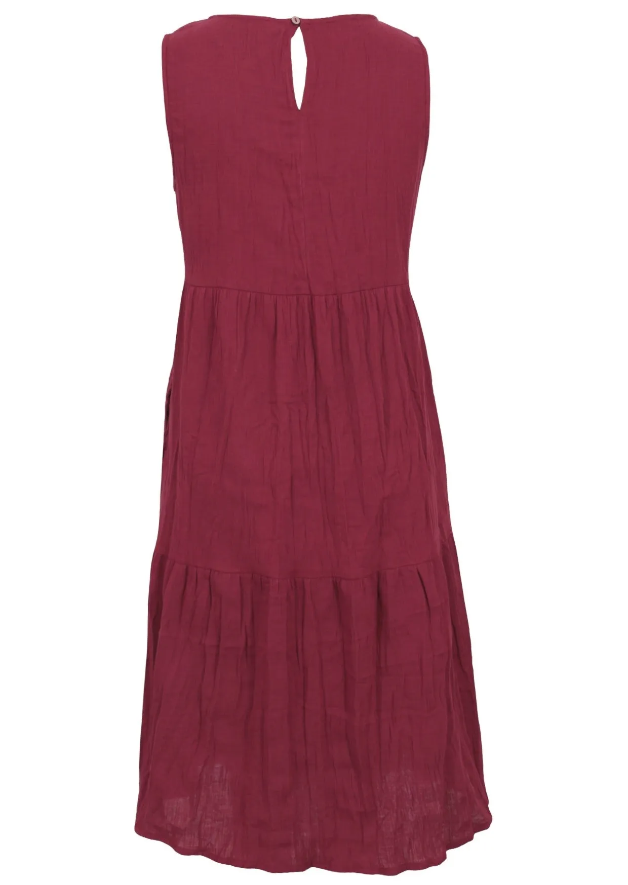 Tully Dress Tibetan Red
