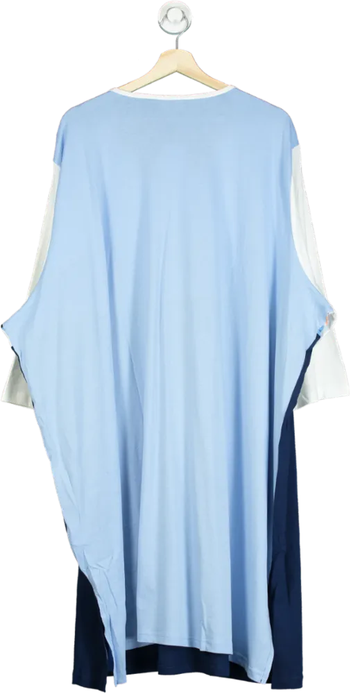 Ulla Popken Blue Multicolour Tunic Dress UK XXXL