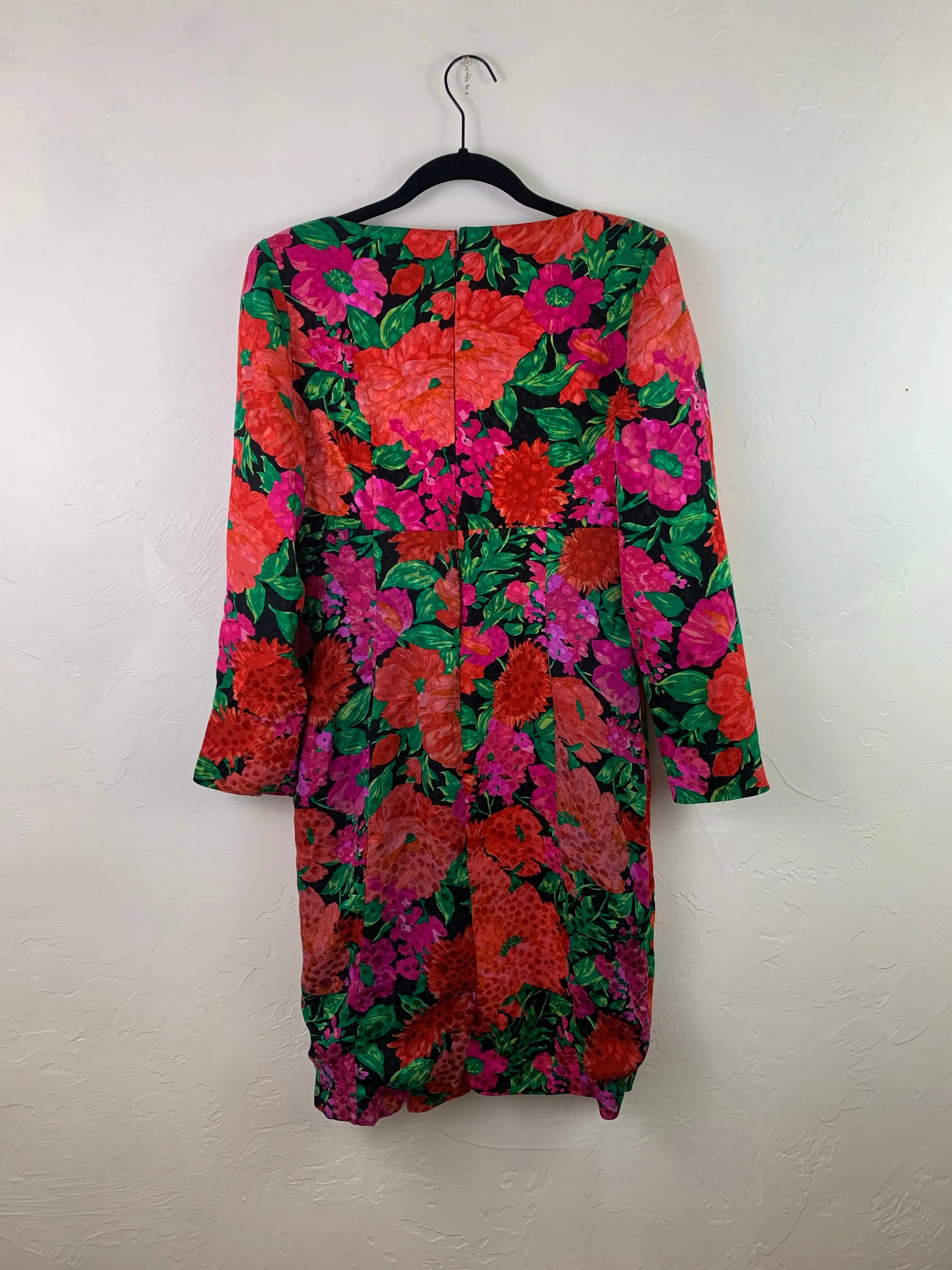 Vibrant floral dress XL