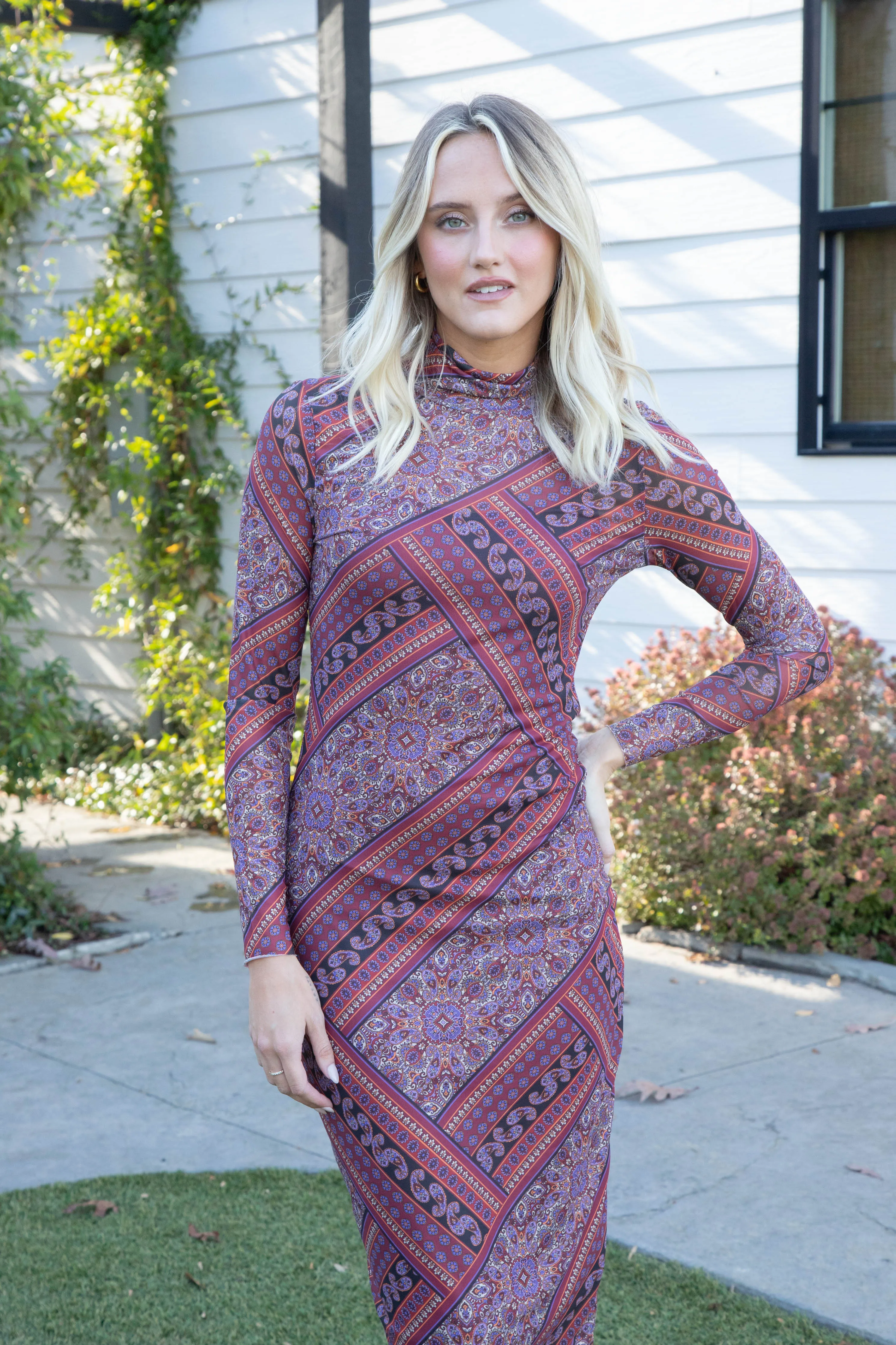 Vivienne Mesh Bodycon Dress, Multi | Steve Madden