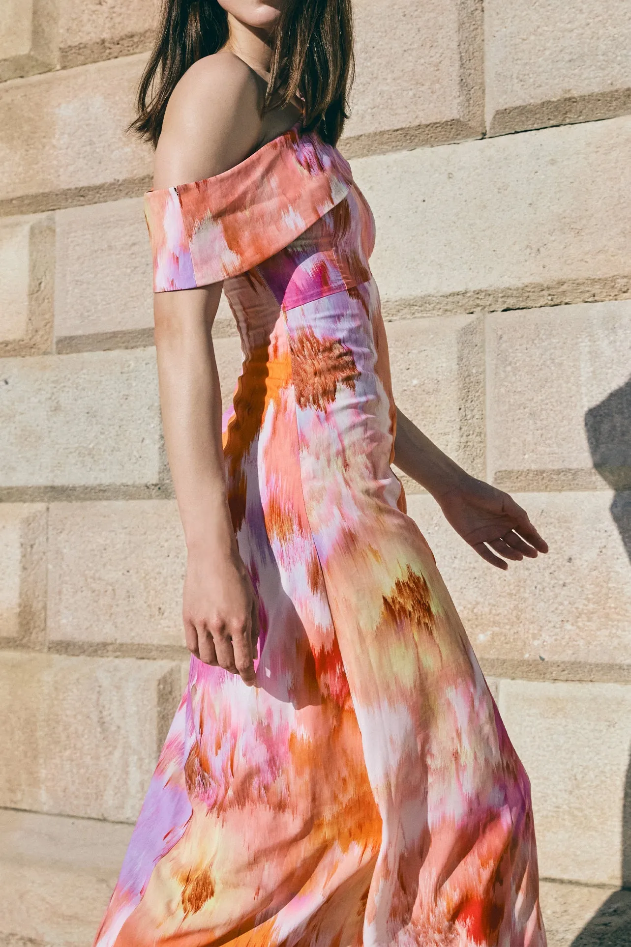 WATERCOLOUR PRINTS  DRESS