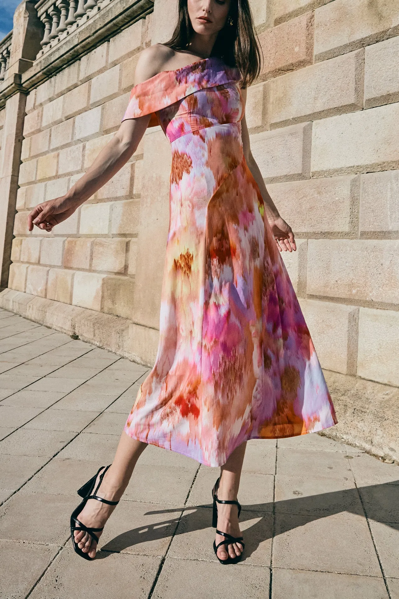WATERCOLOUR PRINTS  DRESS
