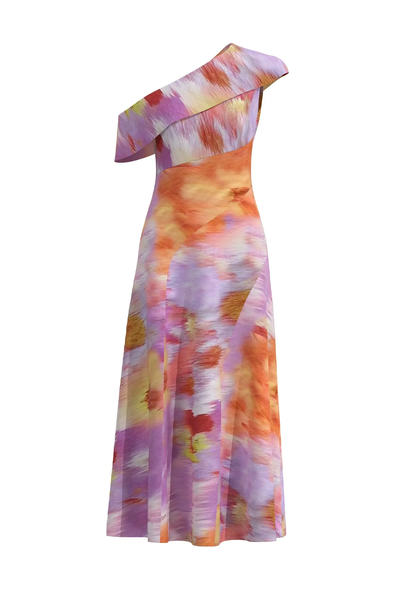 WATERCOLOUR PRINTS  DRESS