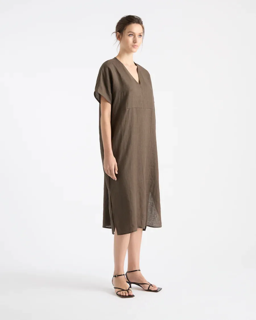 WEDGE DRESS- BRACKEN