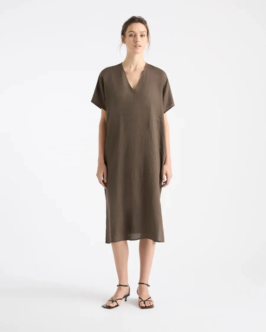 WEDGE DRESS- BRACKEN