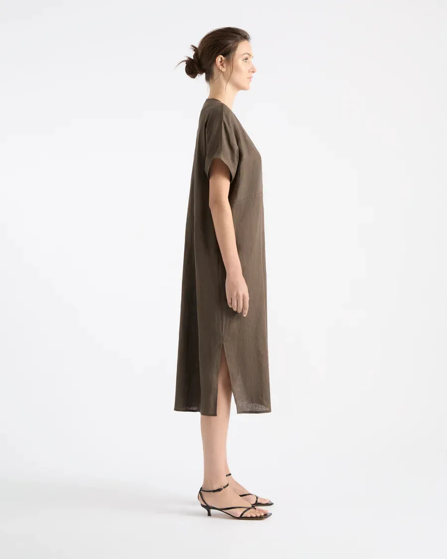 WEDGE DRESS- BRACKEN