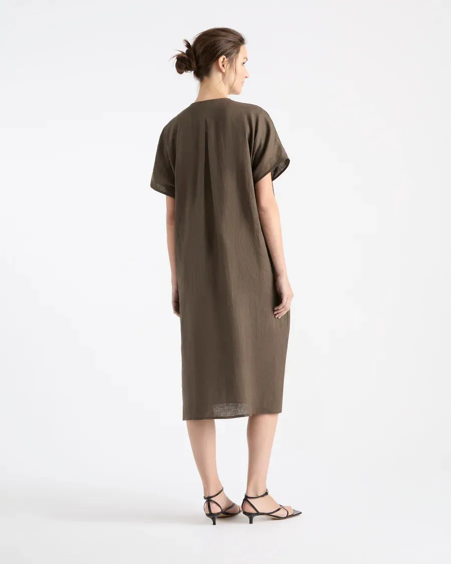 WEDGE DRESS- BRACKEN