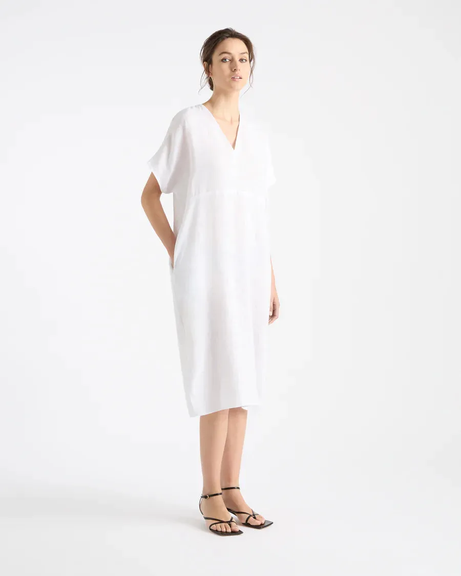 WEDGE DRESS-OYSTER