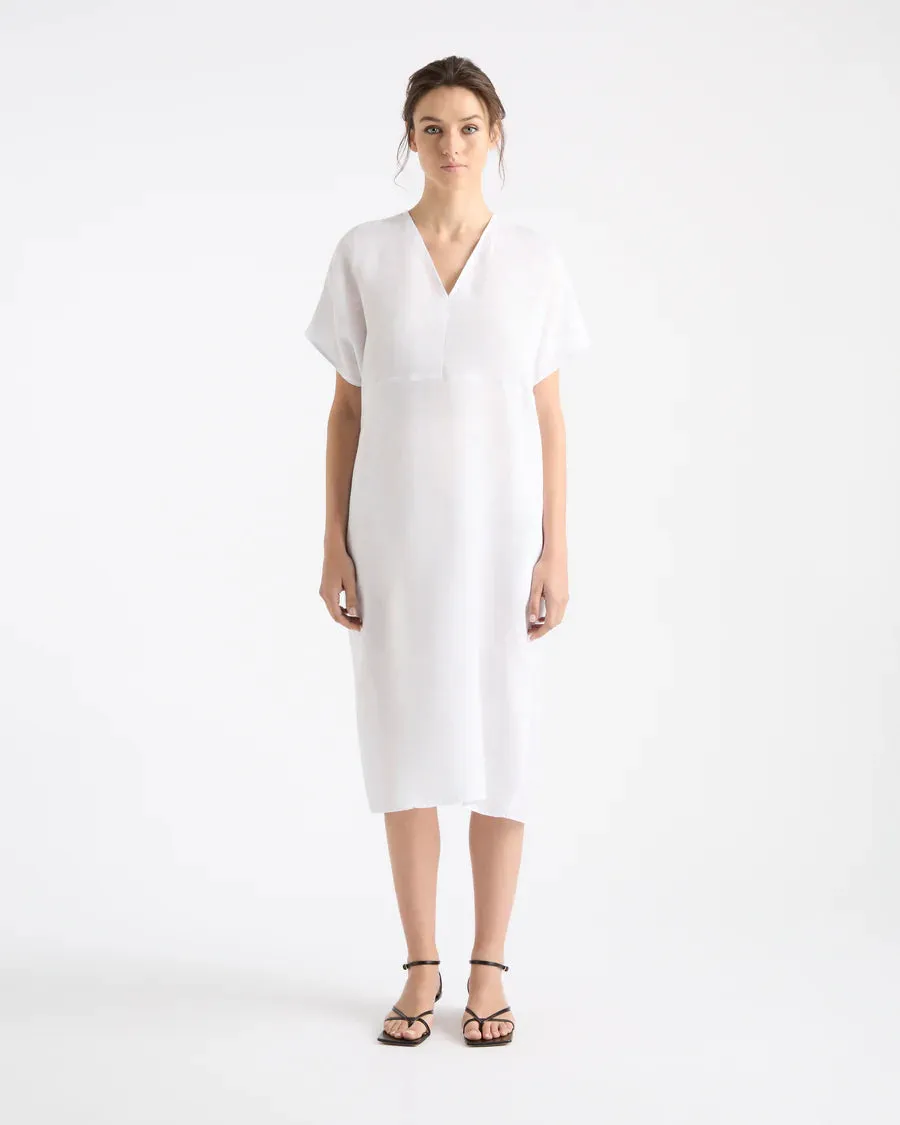 WEDGE DRESS-OYSTER