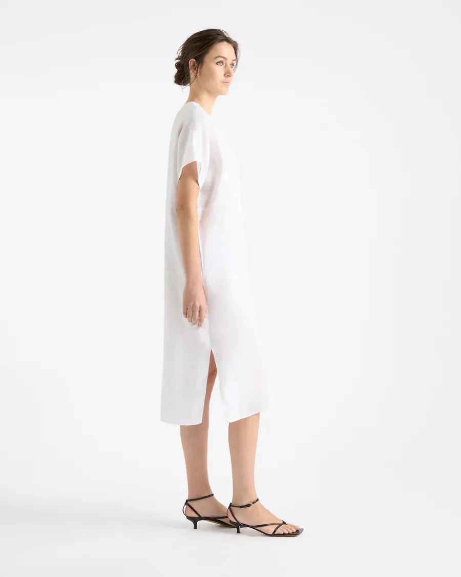 WEDGE DRESS-OYSTER
