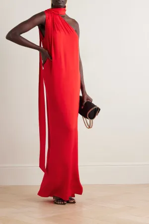 Women's Red Viscose Dresses - BlackBeads