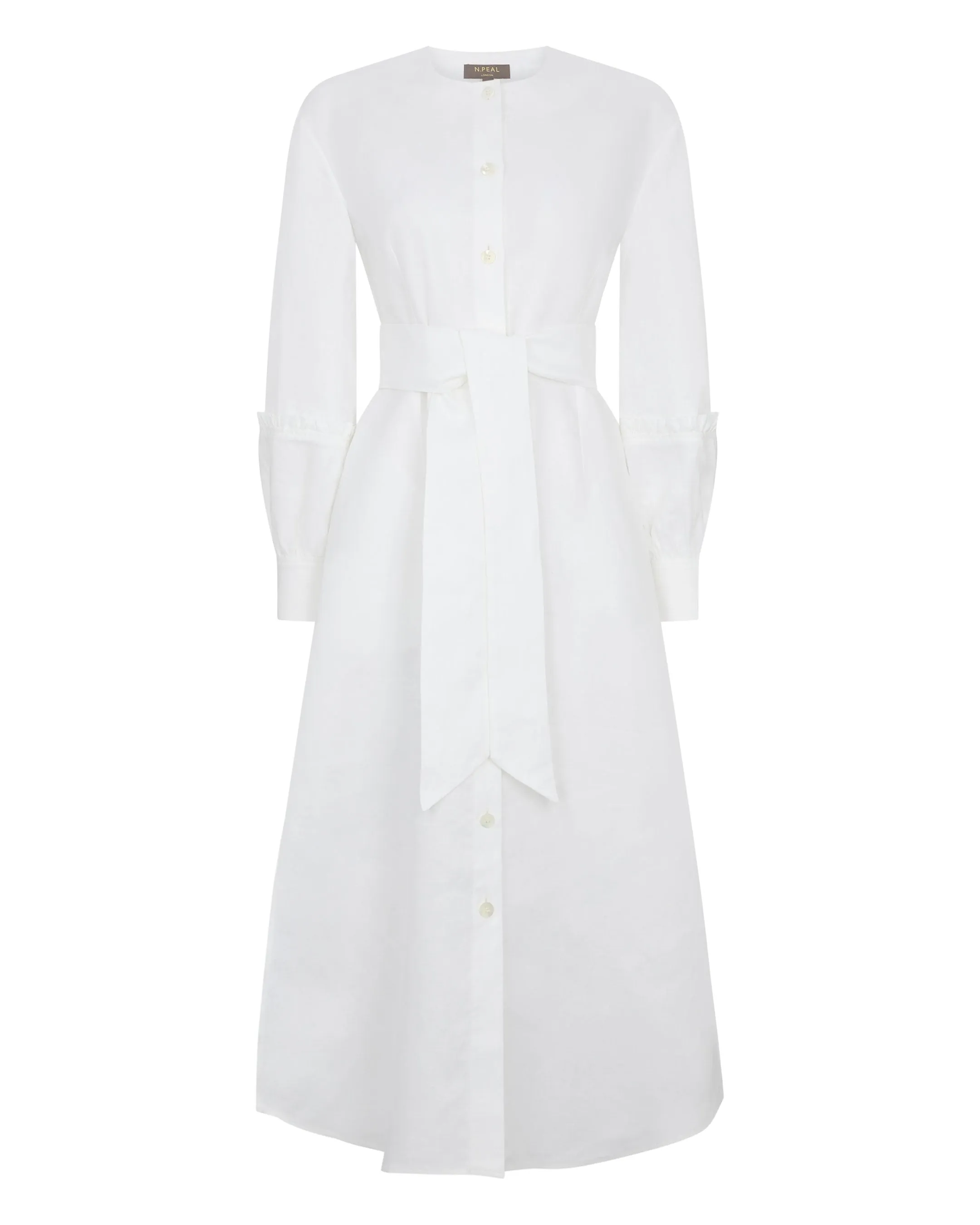 Women's Willow Linen Dress White